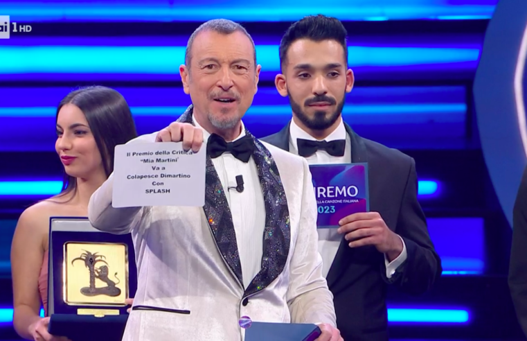 Sanremo 2023, a Colapesce Dimartino il Premio della Critica “Mia Martini”