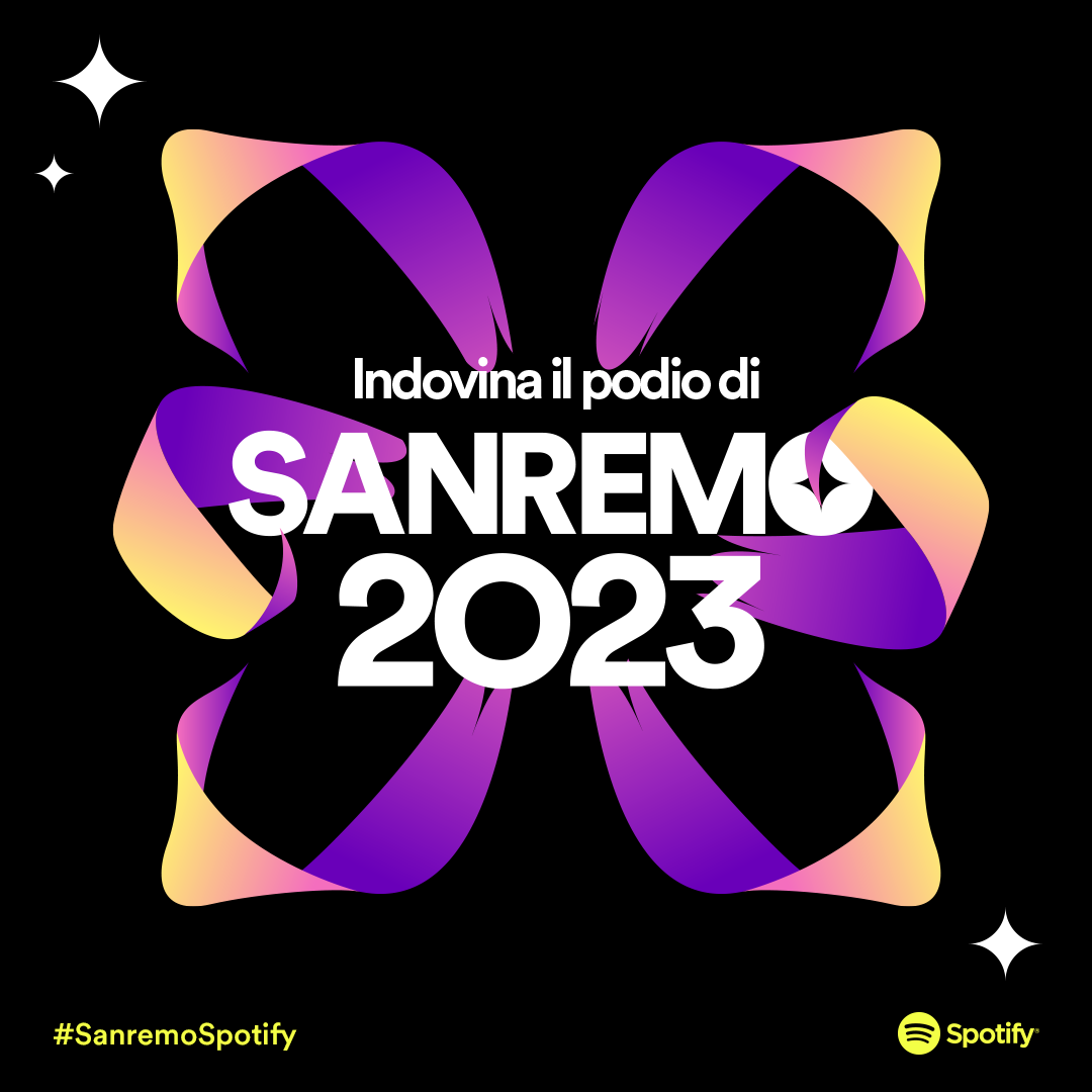 Spotify torna a Sanremo e svela le canzoni del Festival più ascoltate dal 2013 al 2022