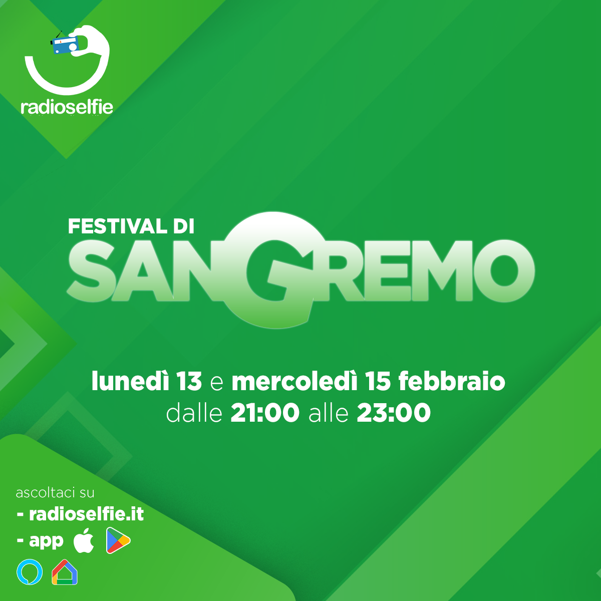 Festival di SanGremo – grande successo per la Prima Edizione. Il Podio