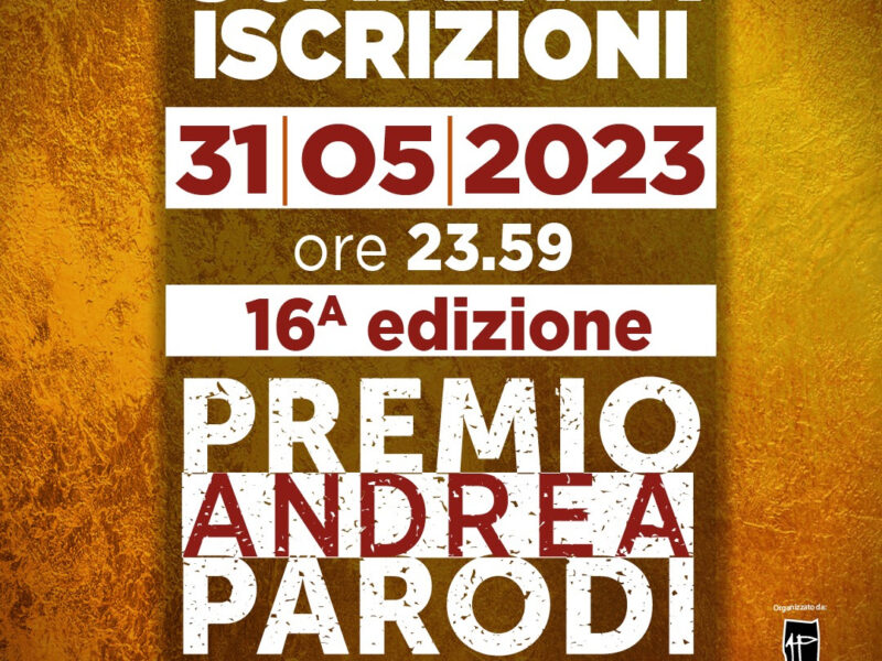 WORLD MUSIC: SCADE IL 31 MAGGIO IL PREMIO ANDREA PARODI, APERTO AD ARTISTI DI TUTTO IL MONDO